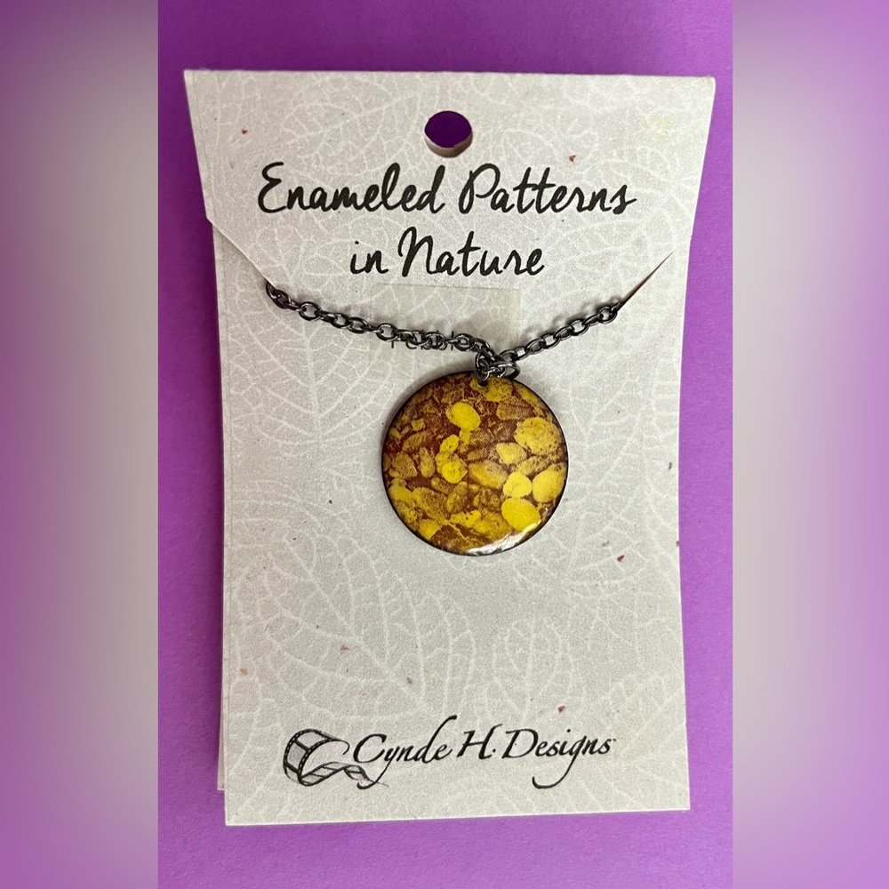 Cynde H. Designs Enamel Pendant Necklace